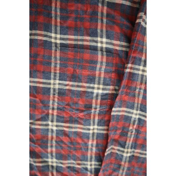 Rails Men’s Sz XL Navy/Red/Cream Felix Plaid Button-Down Flannel L/S Shirt - Picture 5 of 12
